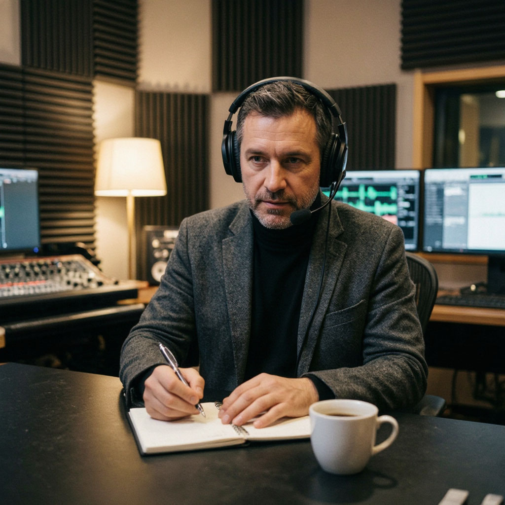 Producer on a planning call